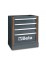 MÓDULO FIJO CON 4 CAJONES - C55M4