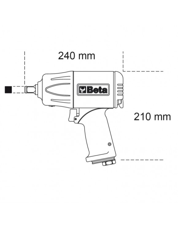 PISTOLADE IMPACTO REVERSIBLE EN COMPOSITE