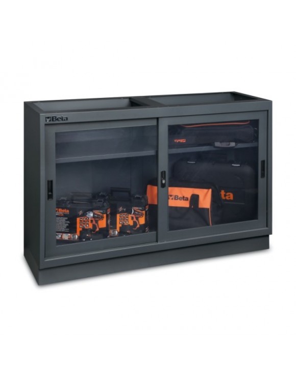 MODULO FIJO CON 2 PUERTAS DE POLICARBONATO TRANSPARENTE - C45PRO 2.0 MAT