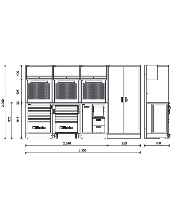 COMBINACIÓN MOBILIARIO TALLER - RSC50 F