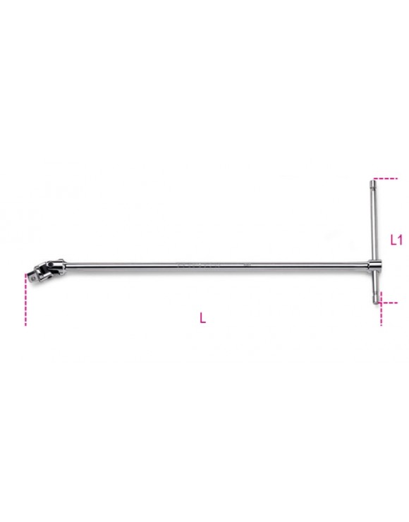 920 /40-MANGO ARTICULADO MACHO 1/2" EN T