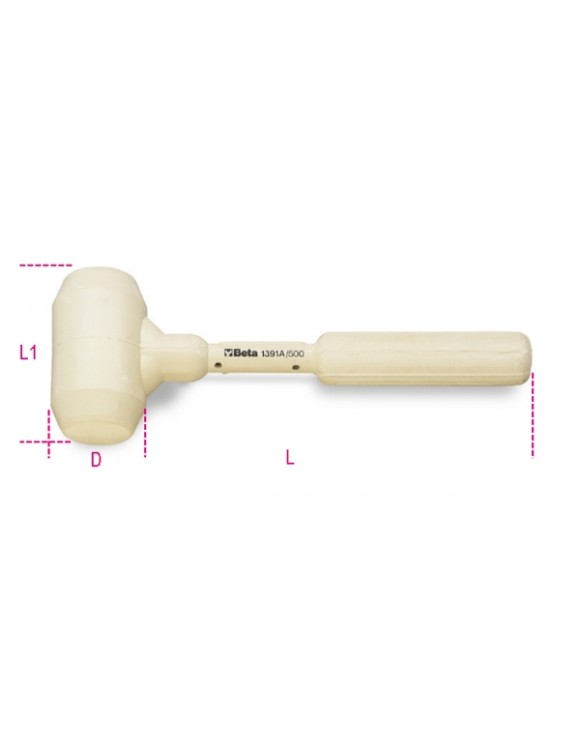 1391 A500-MAZAS EMBALDOSADORES DE CAUCHO