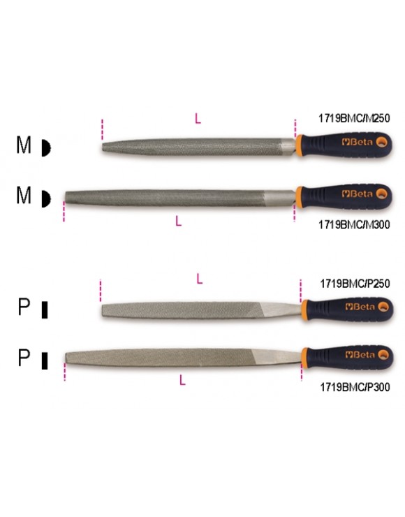 1719BM C/P300-LIMAS PLANAS BIMATERIAL