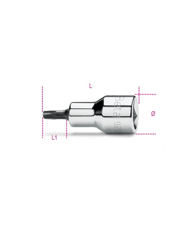 VASOS MACHO PARA TORNILLOS CON HUELLA TORX 920TX